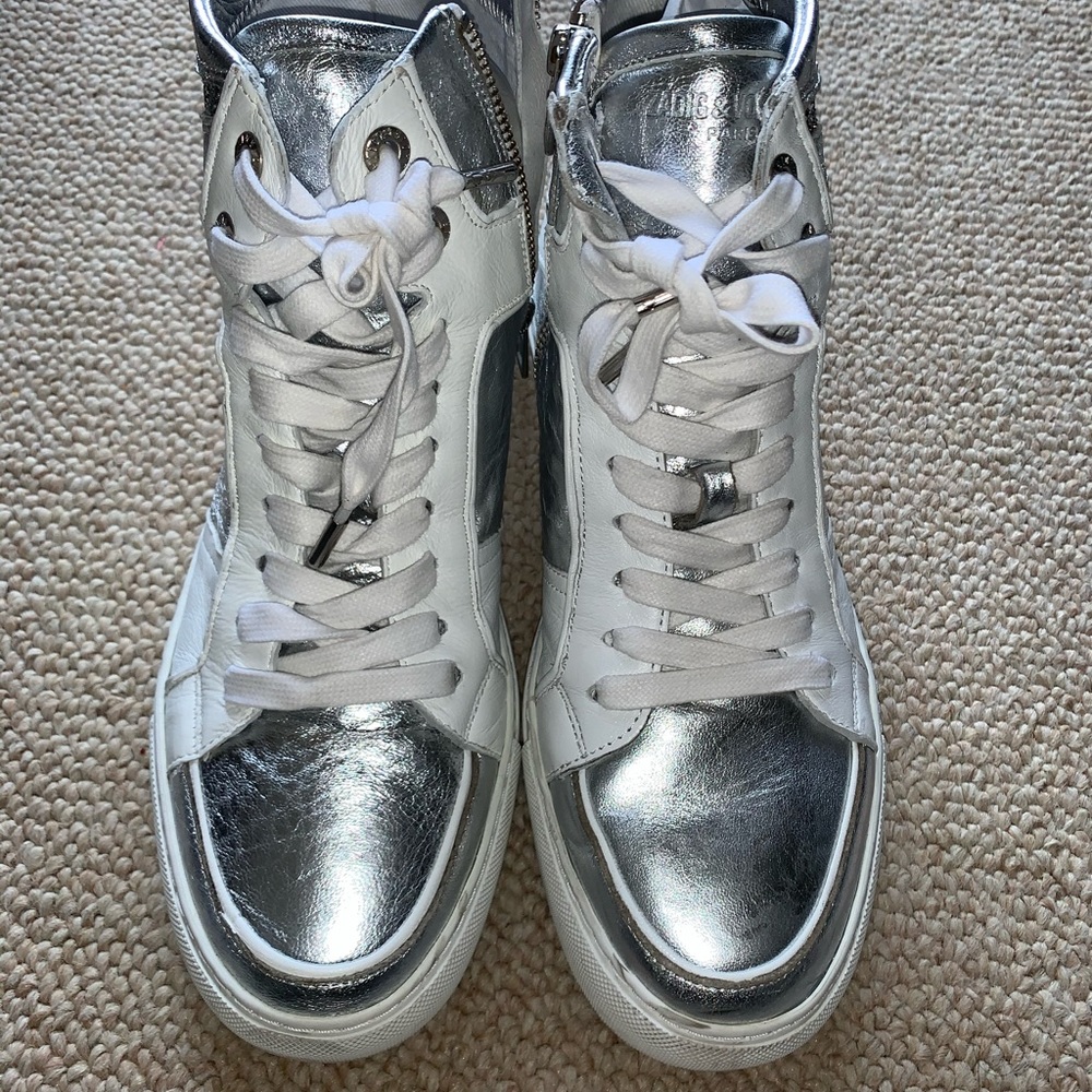 Zadig & Voltaire white sneakers